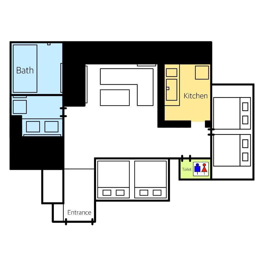 Grand Base Hakata Gofuku Lejlighedshotel Fukuoka  Eksteriør billede
