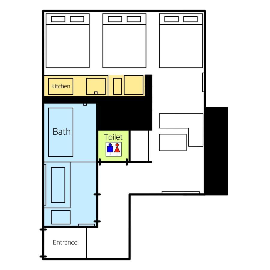Grand Base Hakata Gofuku Lejlighedshotel Fukuoka  Eksteriør billede